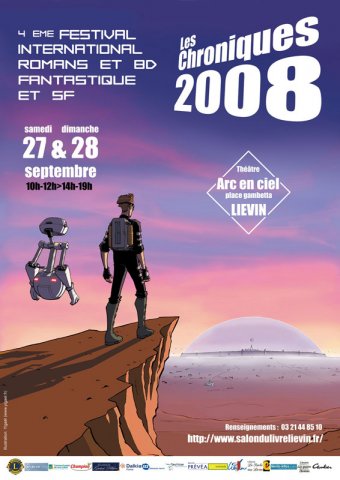 L'affiche de l'édition 2008 du Salon de Liévin.